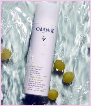 caudalie beauty elixir vs grape water