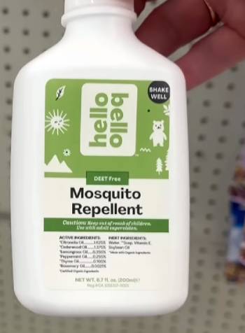 hello bello mosquito repellent