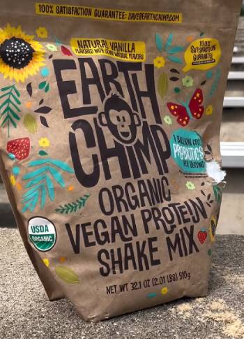 earth chimp protein powder