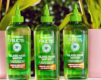garnier glass hair water
