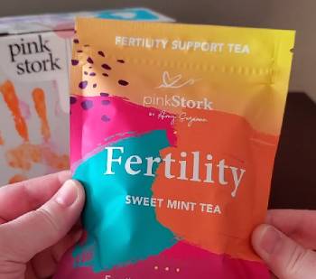 pink stork fertility tea