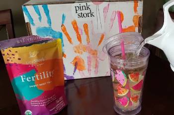 pink stork fertility tea