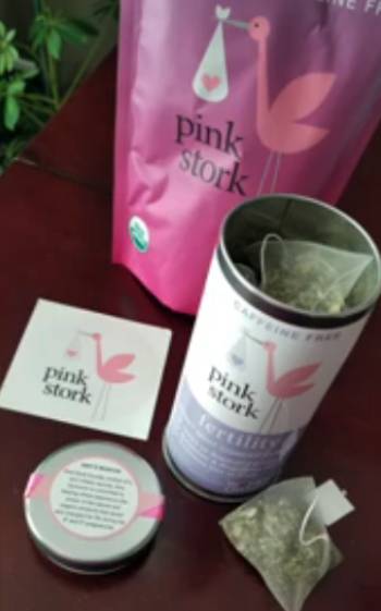 pink stork fertility tea