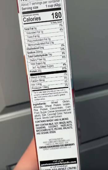 premier protein cereal