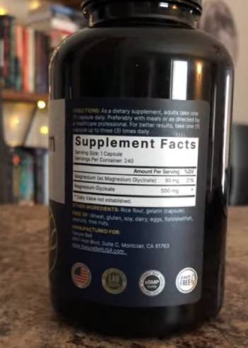 naturebell magnesium glycinate