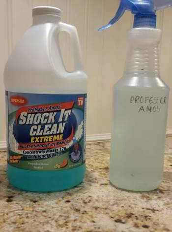 professor amos shock it clean