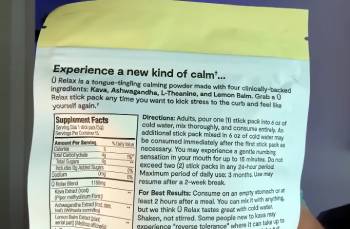 u relax calming tonic