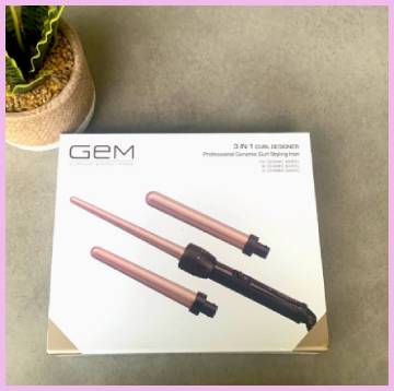 gem curling iron