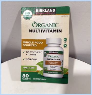 kirkland organic multivitamin