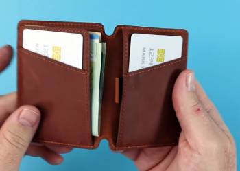double oak essentials wallet