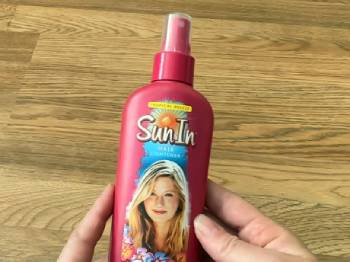 sun in hair lightener