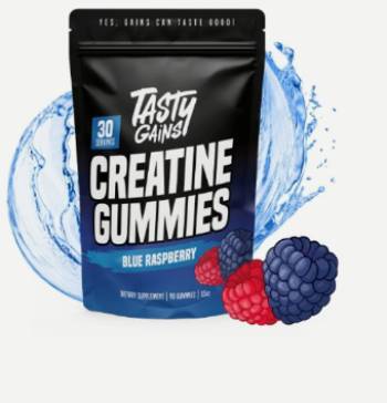 tasty gains creatine gummies