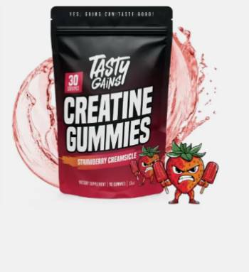 tasty gains creatine gummies