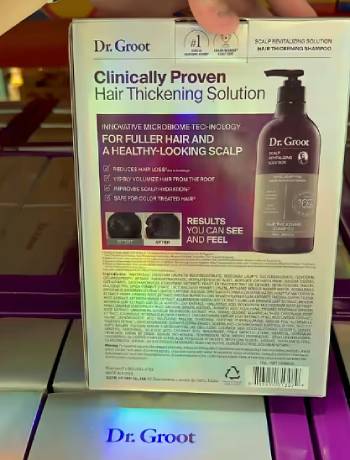 dr groot hair thickening shampoo