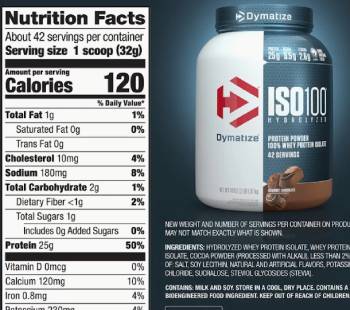 dymatize iso 100 vs elite
