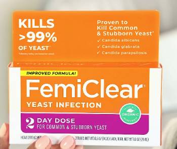 femiclear yeast infection