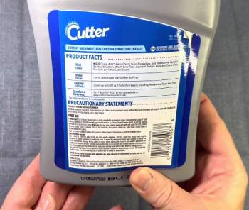 cutter backyard bug control spray concentrate