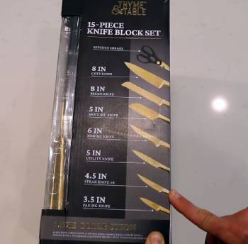 thyme and table knives