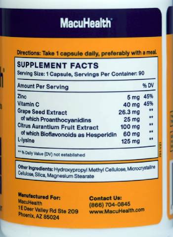 vitreous health eye floaters formula